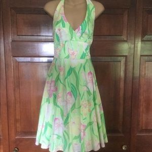LILLY PULITZER HALTER DRESS